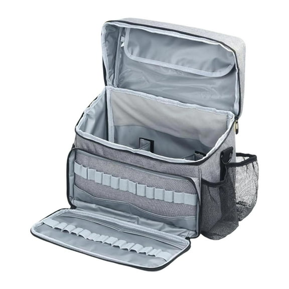 Acrylic Paint Storage Case Paint Brush Holder Art Supply Organizer Large Capacity for Home Studio Beginners