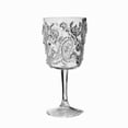 thumbnail image 1 of Acrylic Paisley Wine Glass - Clear 13 oz. Set of 4, 1 of 3