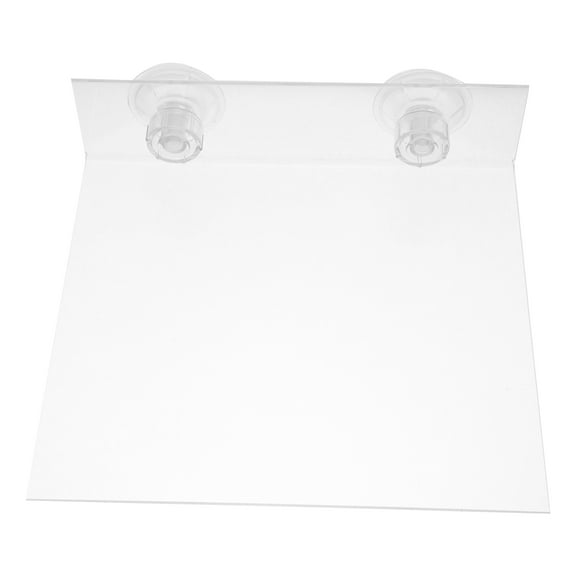 Acrylic Bird Perch Clear Parrot Stand with Suction Cup for Window Mounting, Versatile Platform for Small Birds and Parrots