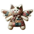 thumbnail image 1 of Acrylic Patchwork Animal Flat Style Ornaments - Cute Animal Figures for Christmas Tree Decor and Home Decoration, Hanging Pendants for Xmas Holiday, 1 of 8