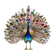 Acrylic Peacocks Statue Figurines Sculpture Home Office Decors Tabletop Centerpieces Collectible Decorative Figurine