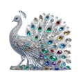 thumbnail image 1 of Acrylic Peacocks Statues Figurines Figurines Sculptures Centerpieces Decorative Ornaments for Home Office, 1 of 8