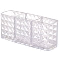 thumbnail image 1 of Acrylic Pen Holder,Sparkling Diamond Pattern Clear Makeup Brush Holder,Modern Fashion Pencil Holder for Desk,Utensil Holder Multifunctional Storage Organizer for Vanity,Desktop(3 Cube), 1 of 9