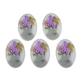 thumbnail image 1 of Acrylic Pendants 3D Printed Oval with Pattern Colorful 37x24.5x2mm Hole: 1.6mm, 1 of 3