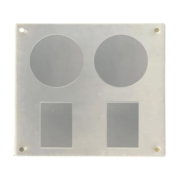 Acrylic Photo Frame Clear, Double Sided Picture Frameless Desktop Display with Photo Frame Stand