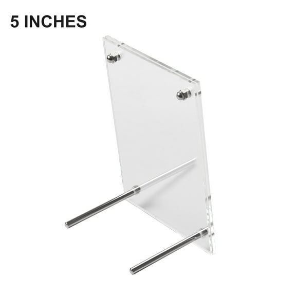 Acrylic Photo Frame Diy Transparent Poster Photo Frame Painting Hall Bedroom Wall Guest Picture Frame Table Frame 5 Inches