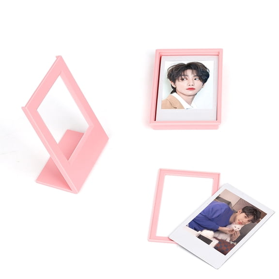 Acrylic Photo Frame L-shaped Pictures Frame Tabletop Desktop Decorations Creative Modern Home and Decor