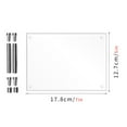Acrylic Photo Frame Poster Certificate Holder Display Stand Desktop