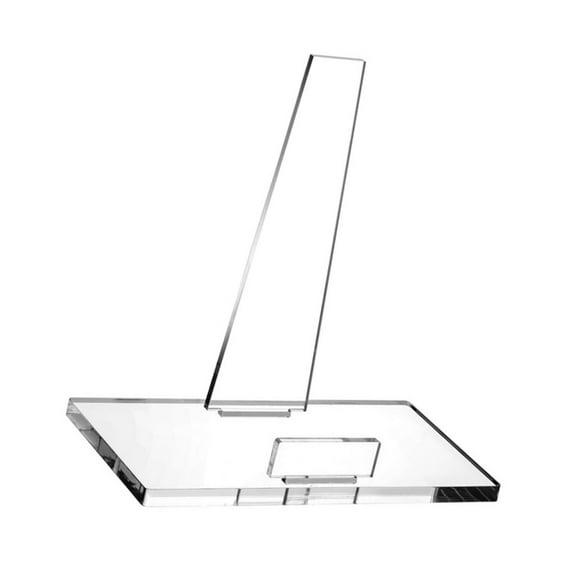Acrylic Picture Display Clear Easel Stand for Showcasing Artwork Home or Gallery
