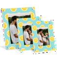 thumbnail image 1 of Acrylic Picture Frame, Vertical Standing Frame for 4x6 5x7 8x10 Photos, Clear Tabletop Decor(Lemon Pattern), 1 of 10