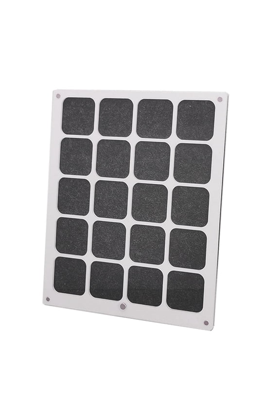 Acrylic Pin Collection Display Organizer Pin Display Frame for Medals Badges White Small