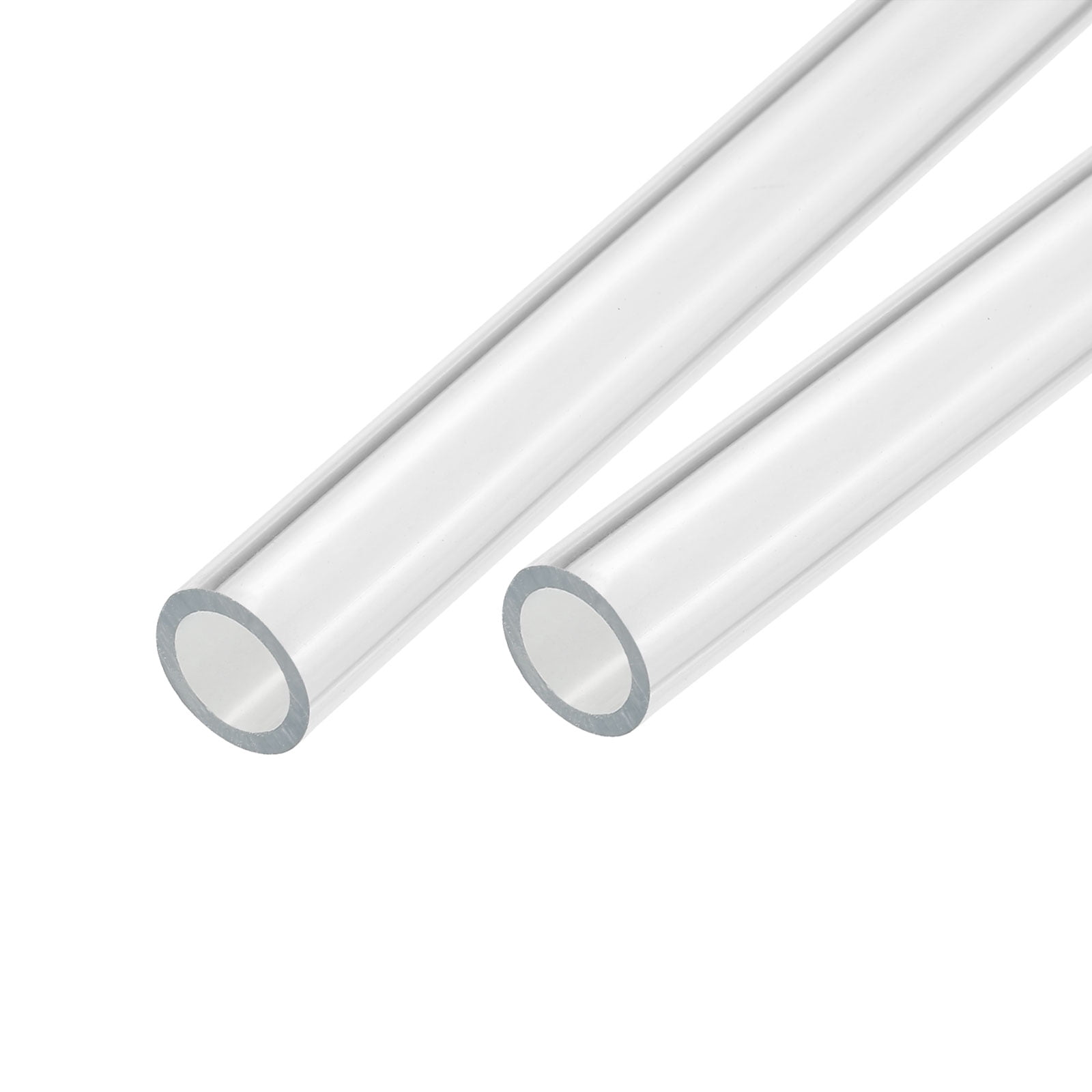 MECCANIXITY Clear Acrylic Tube 18mm ID X 20mm OD - 14 Inch Length (4 Pack) For DIY & Lighting