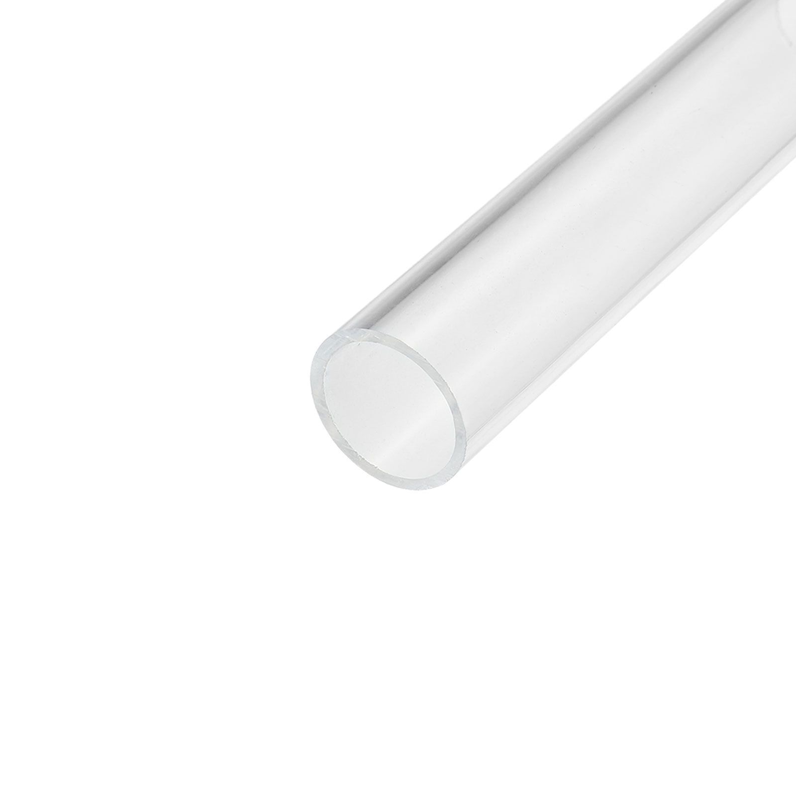 Acrylic Pipe Clear Rigid Round Tube 30mm ID 40mm OD 6" for Lamps and