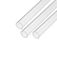 thumbnail image 1 of Acrylic Pipe Clear Rigid Round Tube 3pcs 16mm ID 22mm OD 6" for Lamps and Lanterns, Water Cooling System, 1 of 6