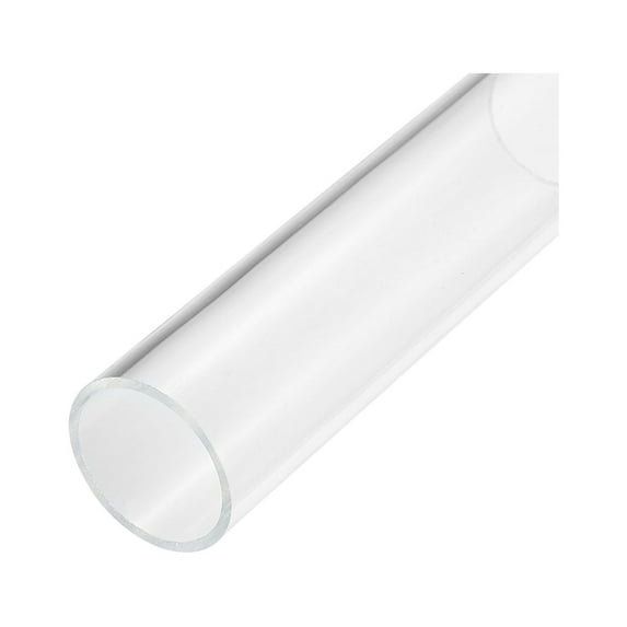 Acrylic Pipe Clear Rigid Round Tube 41mm ID 45mm OD 6" for Lamps and Lanterns, Water Cooling System