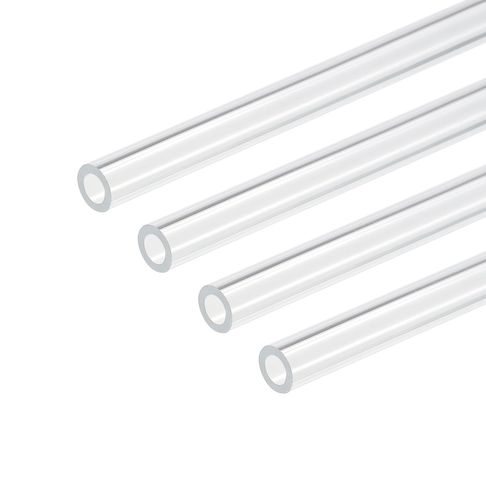Clear Acrylic Pipe Tube - 18mm ID, 22mm OD, 14" Length For DIY, Lamps, Water Cooling - View #12