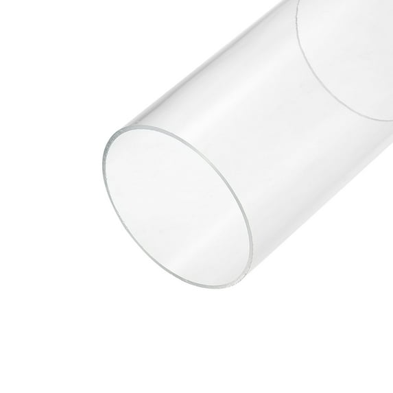 Acrylic Pipe Clear Rigid Round Tube 86mm ID 90mm OD 6" for Lamps and Lanterns, Water Cooling System