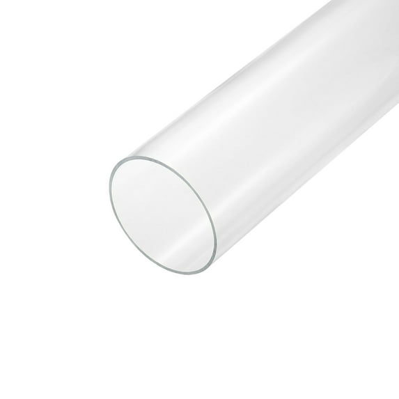 Acrylic Pipe Clear Rigid Round Tube 96mm ID 100mm OD 14" for Lamps and Lanterns, Water Cooling System
