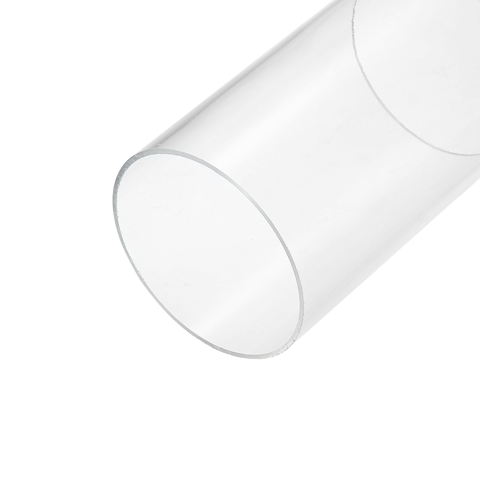 Acrylic Pipe Clear Rigid Round Tube 96mm ID 100mm OD 6" for Lamps and