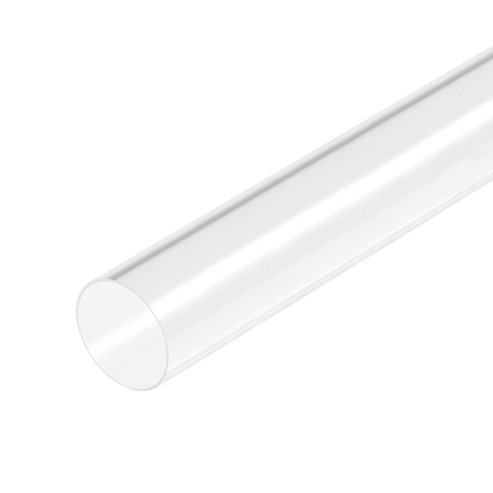 Acrylic Pipe Clear Round Tubing 46mm ID 50mm OD 18" for Lamps and Lanterns, Water Cooling System