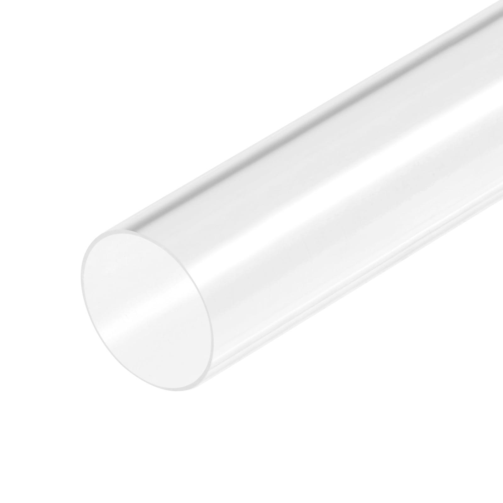 Acrylic Pipe Clear Round Tubing 61mm ID 65mm OD 18" for Lamps and Lanterns, Water Cooling System