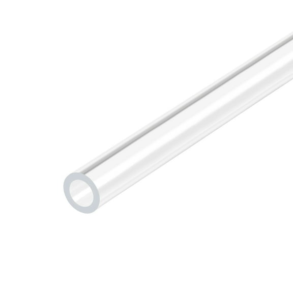 Acrylic Pipe Clear Round Tubing 8mm ID 12mm OD 18" for Lamps and Lanterns, Water Cooling System