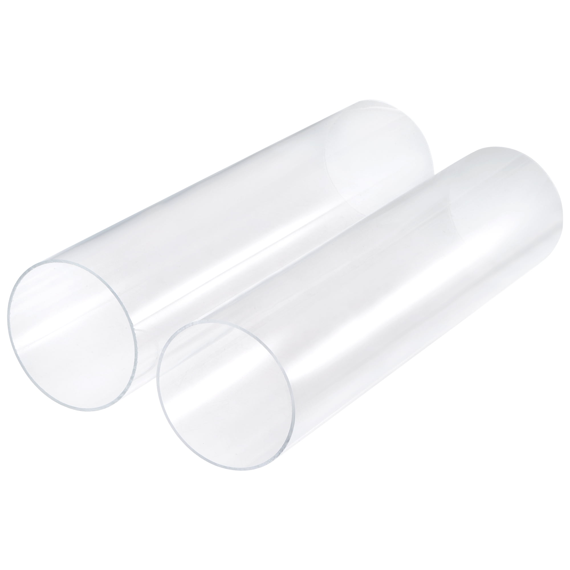 Acrylic Pipe Rigid Round Tube Clear 76mm ID 80mm OD 305mm 2