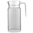 thumbnail image 1 of Acrylic Pitcher Water Carafe, 0.8L Clear Plastic Juice Pot with Lid and Handle, Shatterproof Beverage Container for Hot and Cold Drink, Restaurant, Bar, Buffet and Home Use, 1 of 4