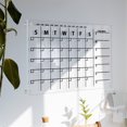 thumbnail image 1 of Acrylic Planner Clear Dry Erases Calendar Planner Reusable Weekly Daily  to Do List Board School Opening, 1 of 8