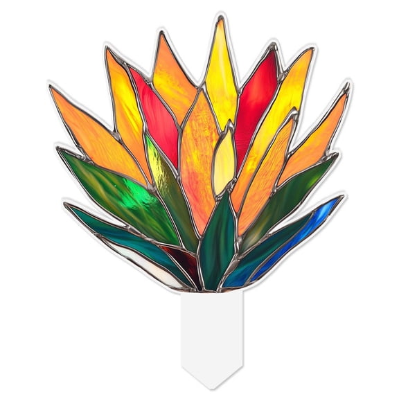 Acrylic Plant Decoration Ornament - Transparent & Lightweight Decorative Insert for Potted Plants - Multifunctional Support Frame - Easy to Clean and Maintain