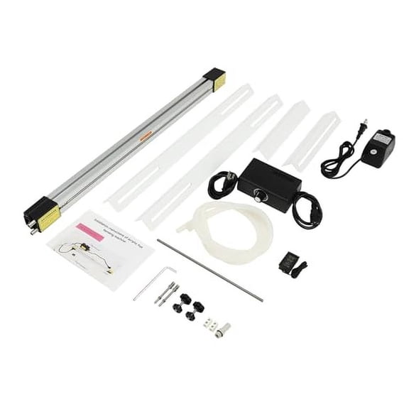 Acrylic Plastic PVC Bending Machine, 24 inch Acrylic Heat Bending Machine Manual PVC Strip Heater Plastic Sheet Bender Portable Hot Heating Bender 1mm-6mm Thickness with Bracket