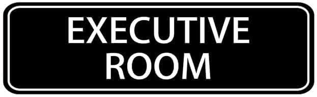 Acrylic Plastic Signs 3x8 Inch Executive Room Acrylic Sign For Office ...