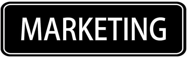Acrylic Plastic Signs 3x8 Inch Marketing Sign Acrylic Self Door Sticker ...