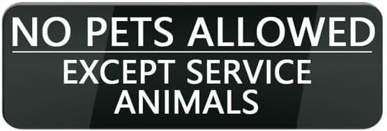 No Pets Allowed Sticker Decal – Vinyl Waterproof Sign For Windows & Doors