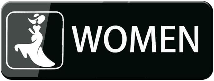 Acrylic Plastic Signs 3x8 Inch Restroom Sign For Business Home Self ...