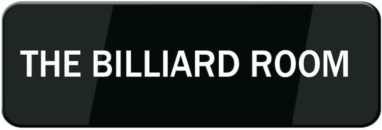 Acrylic Plastic Signs 3x8 Inch The Billiard Room Sign For House Home ...
