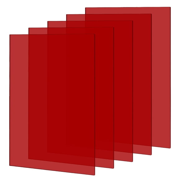 Acrylic Plate Acrylic Sheet for Craft Projects Signs DIY Projects Rectangle FireBrick 300x200x3mm