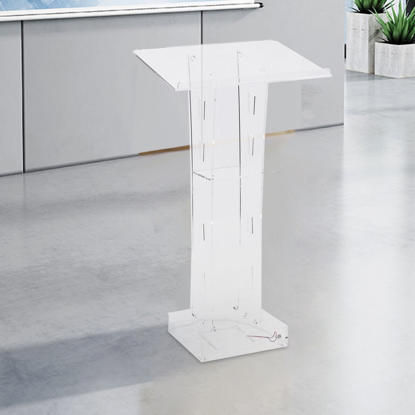 Acrylic Podium Stand Portable Lectern Pulpits For Churches, 58 OFF