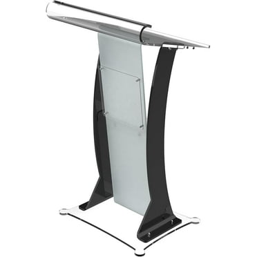Acrylic Podium Stand for Churches,Conference | Portable Modern Podium for Speeches,Weddings,Classroom,Professional - Presentation Podiums