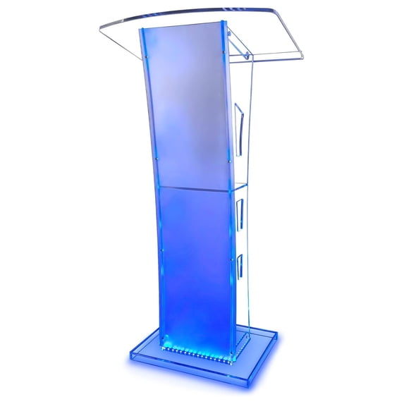 Acrylic Podium with, Clear Transparent Lectern Stand for Church Wedding ...