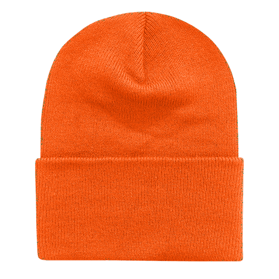 Decky 613 Acrylic/Polyester Long Beanies Hat-Orange