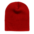 thumbnail image 1 of Decky 614 Acrylic/Polyester Short Beanies Hat-Cardinal, 1 of 1