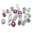 thumbnail image 1 of Acrylic Pony Beads, 9mm, 80-Piece, Viola, 1 of 1