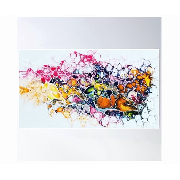 Acrylic Pour Abstract Collection Poster Home Decor Office Wall Art