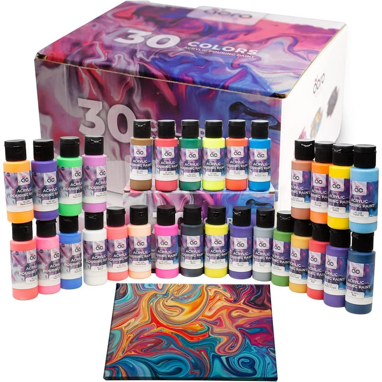 Acrylic Pouring Color Ideas  Paint color schemes, Color schemes