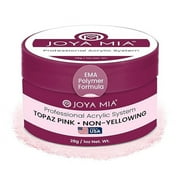 Acrylic Powder for Nails, Super Adhesion Acrylic Nail Powder, Professional Colored Acrylic Nail Powder for Flawless & Beautiful Acrylic Nail Enhancements, Topaz Pink, 1 oz - Joya Mia