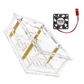Acrylic Protective Case For Development Board Housing Box with Cooling Fan And Heatsink For Optional