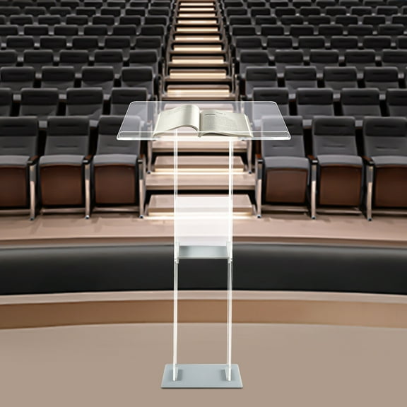 Acrylic Pulpit Stand Presentation Lectern Podium Church Office Conference Podium
