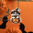 thumbnail image 1 of Acrylic Pumpkin Cat Keychain Spooky Seasonal Decoration For Everyday Use Style D, 1 of 6