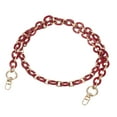 thumbnail image 1 of Acrylic Purse Chain, Handbag Chain Straps Bag Strap Detachable Handle for Purse Handbags DIY 47" Red, 1 of 7